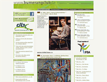 Tablet Screenshot of bumerangclub.de